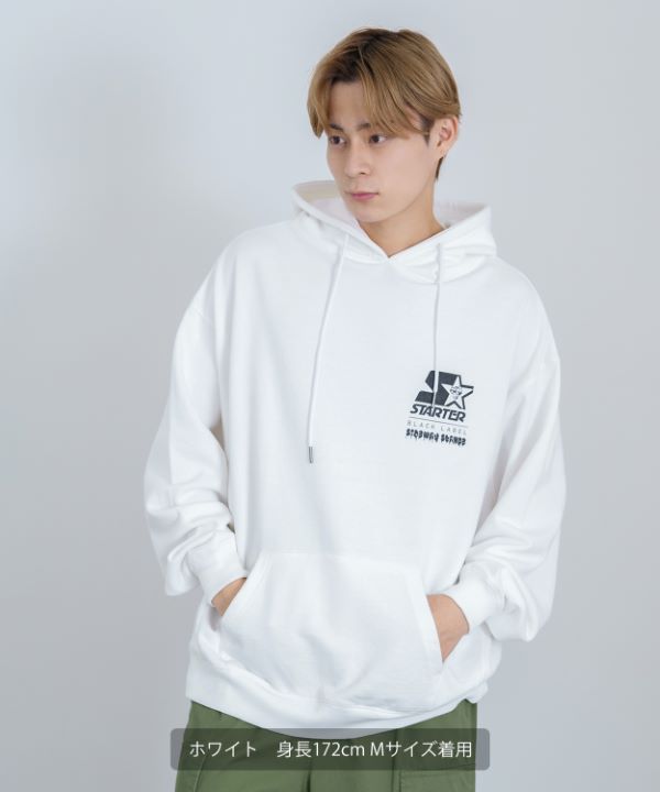 SIDEWAY STANCE×STARTER BLACK LABEL】コラボ裏毛スウェットプル