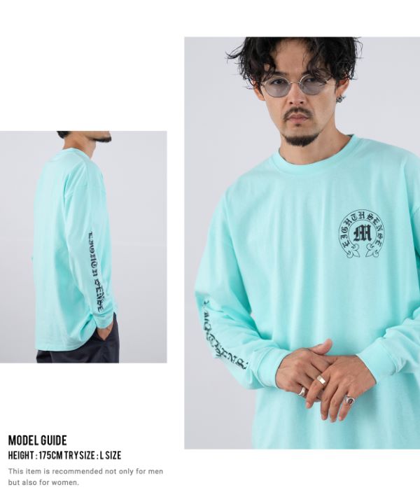 SIDEWAYSTANCE】アーチロゴ長袖Tシャツ
