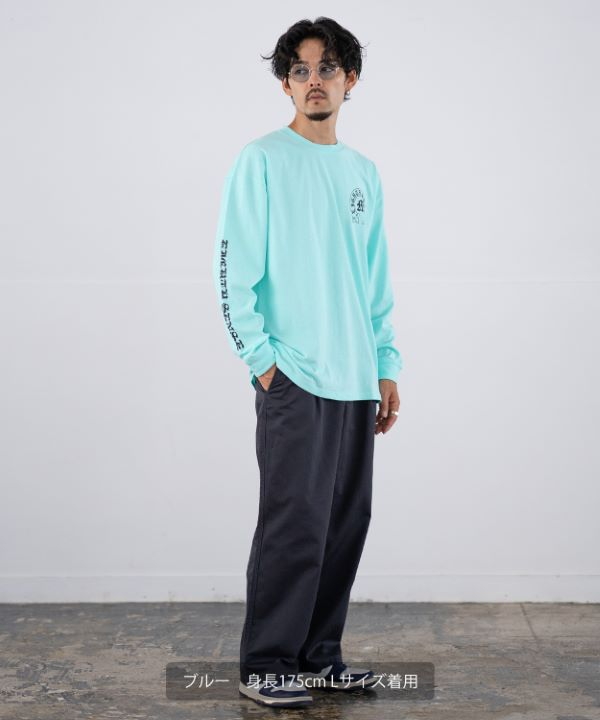 SIDEWAYSTANCE】アーチロゴ長袖Tシャツ
