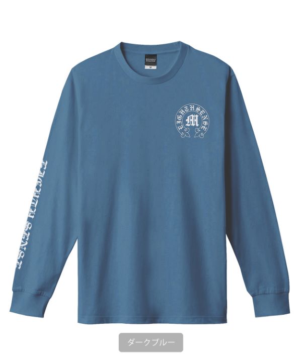BUAISOU × FIRM WIDE ダークブルー Tシャツ BUAISOU × FIRM WIDE