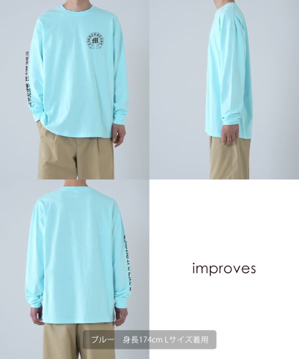 SIDEWAYSTANCE】アーチロゴ長袖Tシャツ