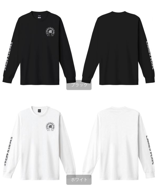 【ロードスター】kaja 長袖Tシャツ（ホワイト） SIDEWAYSTANCE】アーチロゴ長袖Tシャツ