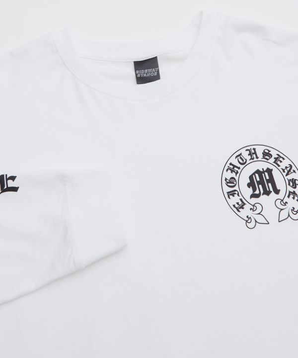 SIDEWAYSTANCE】アーチロゴ長袖Tシャツ