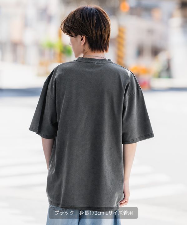 SIDEWAYSTANCE】イーグルピグメント半袖Tシャツ