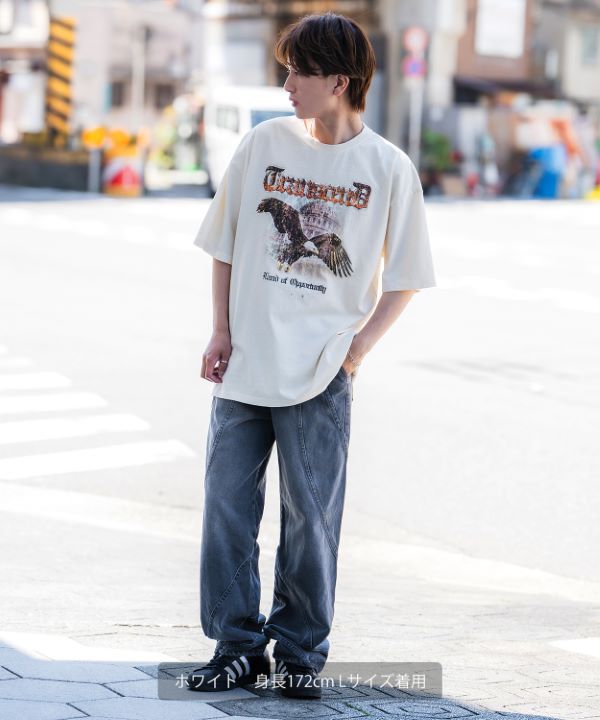 Argue Culture 2WAY/半/長袖シャツカットアウトデザイン肩パッド Argue Cultureシャツ長袖ゆったりカジュアルシンプルデザイン