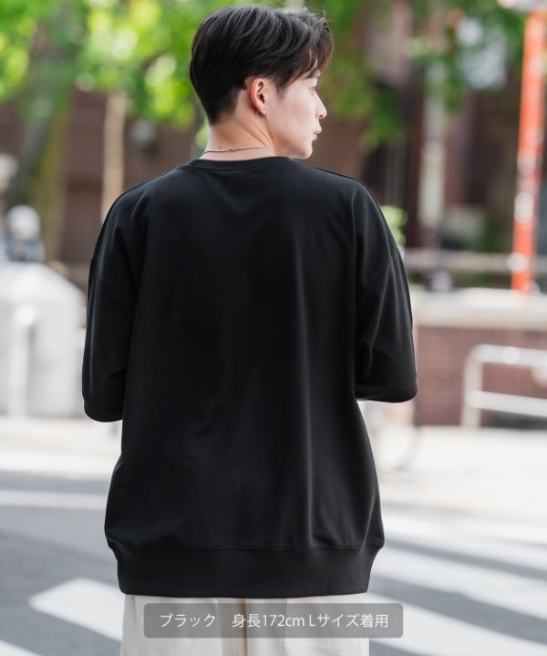 SIDEWAYSTANCE】ハートベア半袖スウェットTシャツ