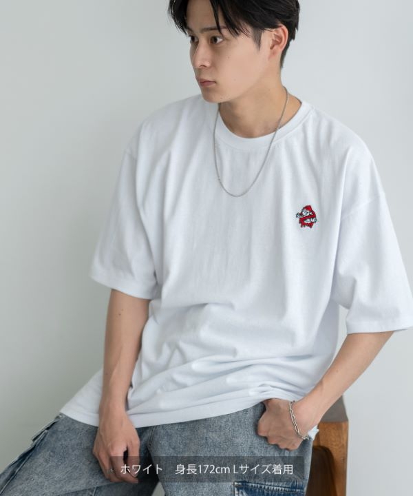 SIDEWAYSTANCE】刺繍ノーウェイ半袖Tシャツ