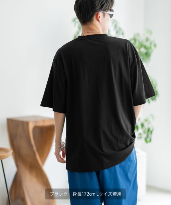 BRIEFING WS 3D PRINT LOOSE FIT 七分袖Tシャツ 白
