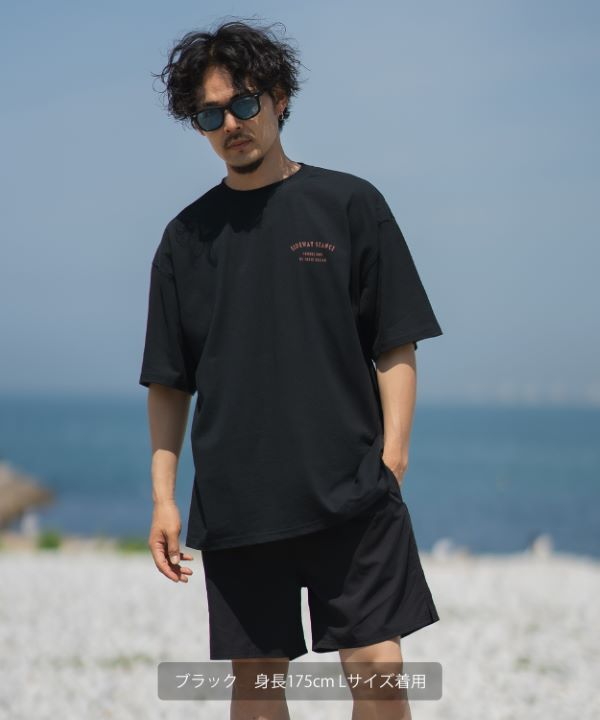 SIDEWAYSTANCE】サーフボード半袖Tシャツ