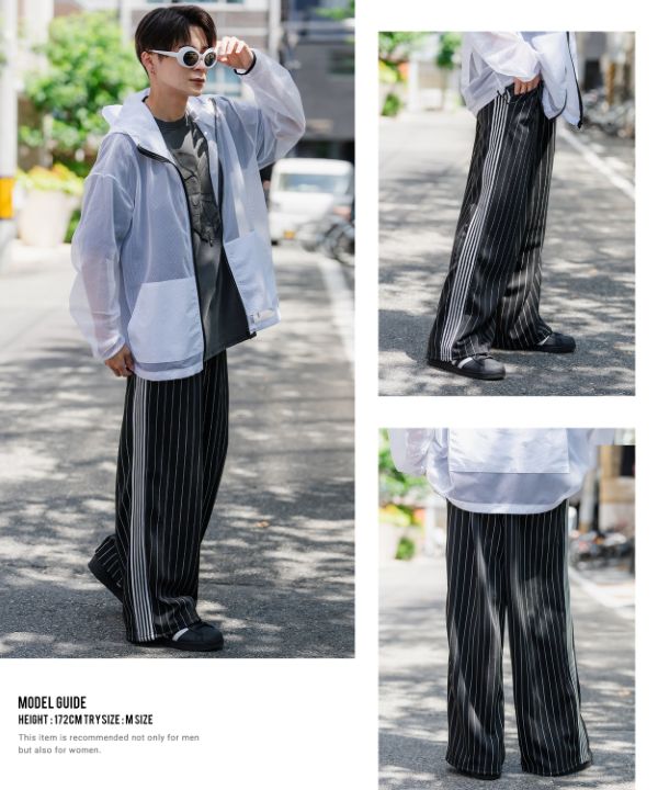 DUALISM W N.Y.C モノグラム トラックパンツ ジャージ 即完売品 ブランドロゴジャージ2wayパンツ》BLACK | HIDOLATRAL THEODOL