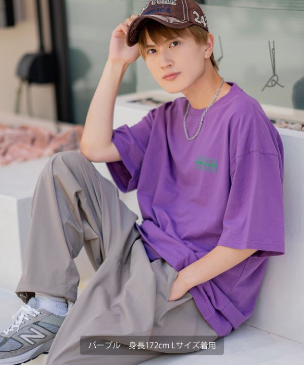 SIDEWAYSTANCE】Mt.Oc.ボックスロゴ半袖Tシャツ