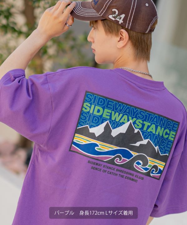 ArgueCultureスタンドＴシャツホック中華風ロゴ肩パットおしゃれ チュウカタベタイ