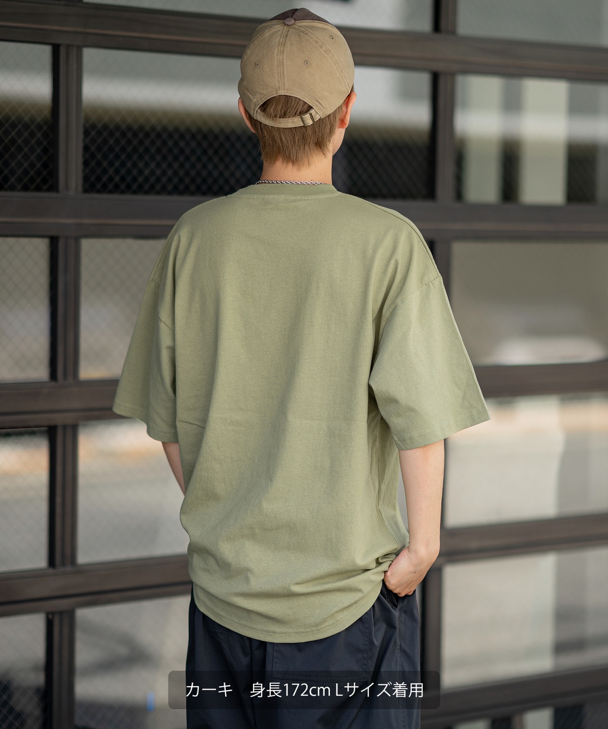 SIDEWAYSTANCE】サテンワッペンブラックレターロゴ半袖Tシャツ
