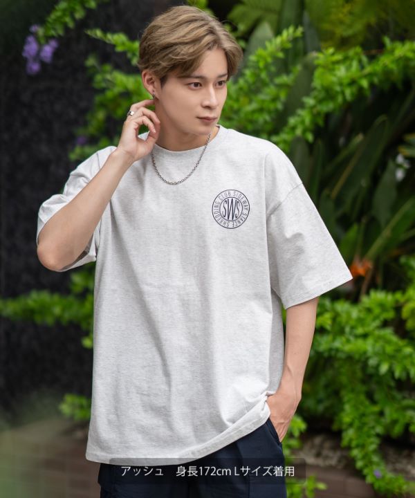 SIDEWAYSTANCE】厚盛サークルロゴ半袖Tシャツ