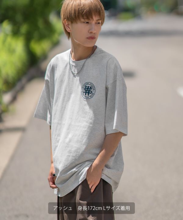 ArguE CulturE 切替 Tシャツ 半袖 長袖 ロゴ 袖外し可 男女兼用 Argue Culture(アーギューカルチャー) Tシャツ・カットソー