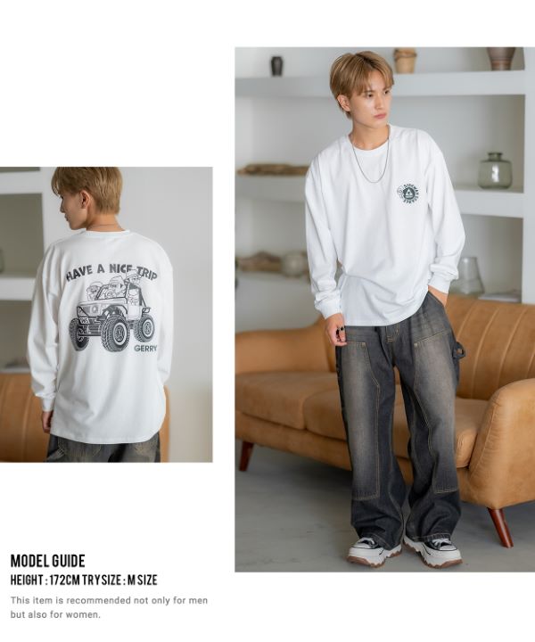 SIDEWAYSTANCE×GERRY】コラボバギー長袖Tシャツ