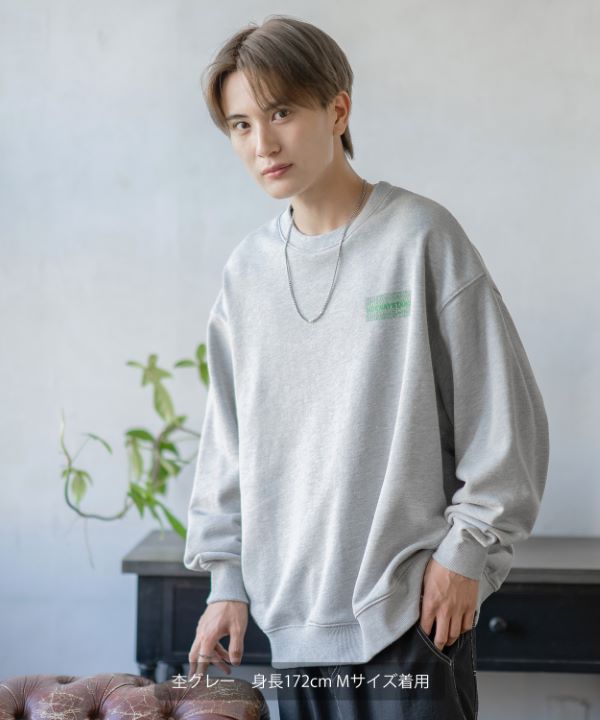 トレーナー SIDEWAYSTANCE】Mt.Oc.ボックスロゴ裏毛トレーナー