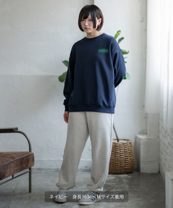 SIDEWAYSTANCE】Mt.Oc.ボックスロゴ裏毛トレーナー