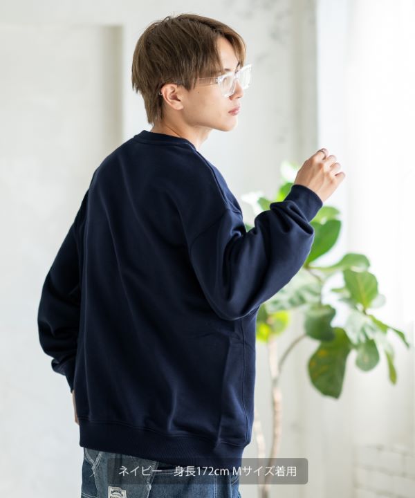 SIDEWAYSTANCE】イラストボーイ裏毛トレーナー