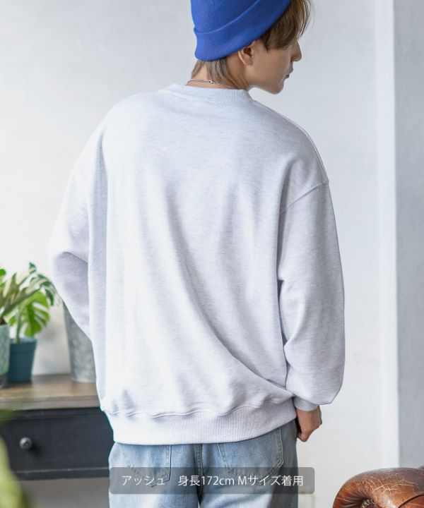 SIDEWAYSTANCE】発泡SWS裏毛トレーナー