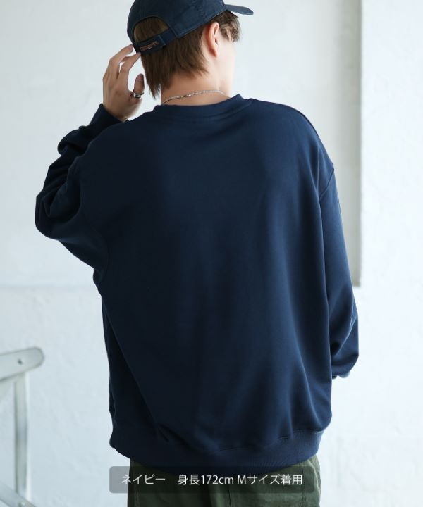 SIDEWAYSTANCE】発泡SWS裏毛トレーナー