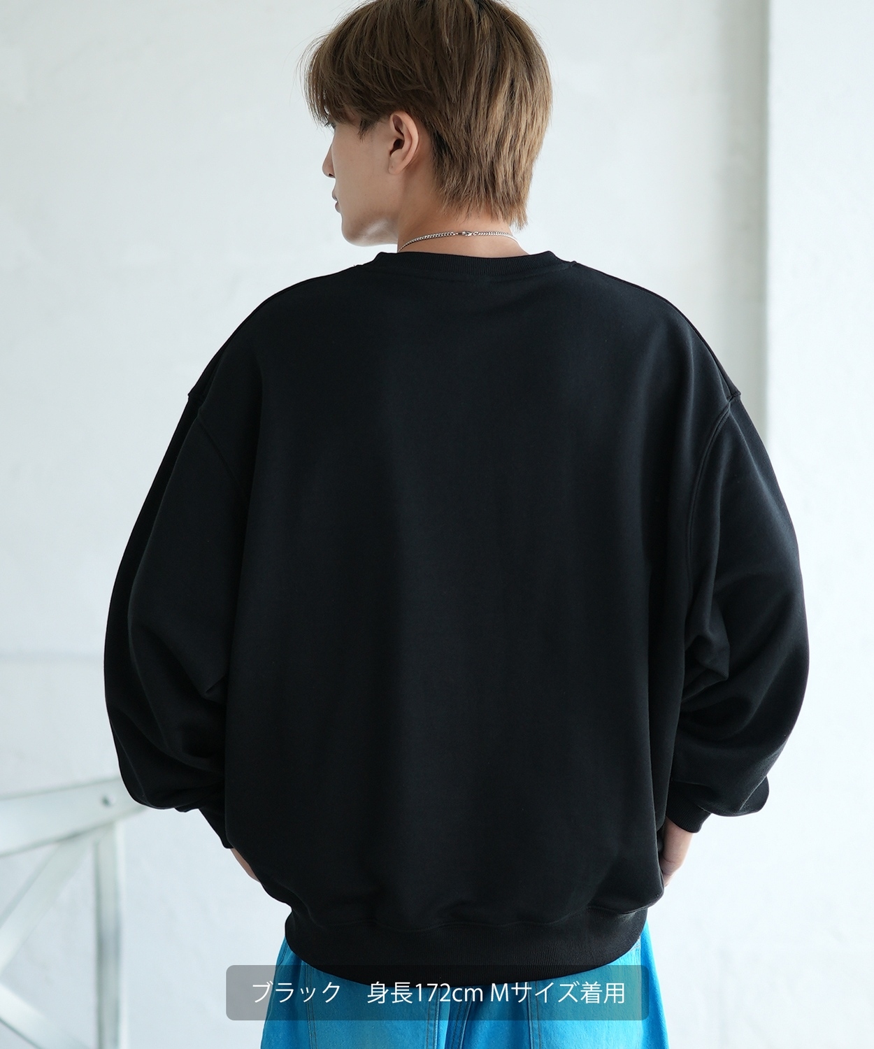 SIDEWAYSTANCE】発泡SWS裏毛トレーナー