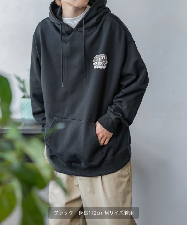 SIDEWAYSTANCE】SWS's裏毛プルパーカー