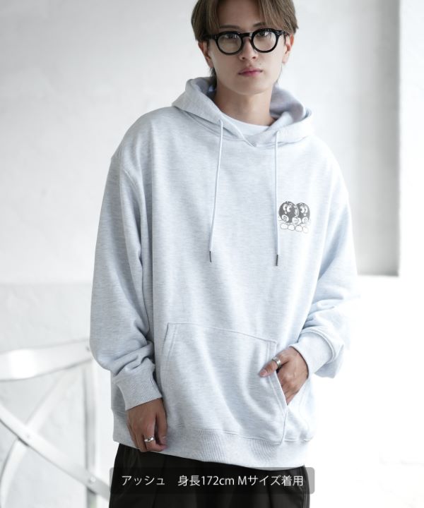 SIDEWAYSTANCE】SWS's裏毛プルパーカー