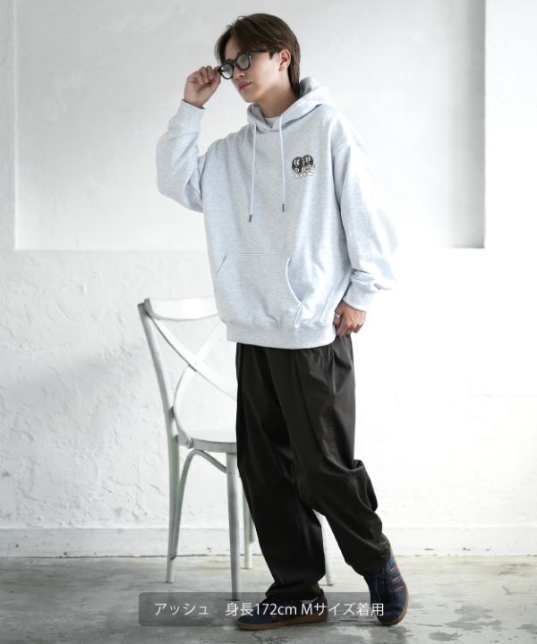 SIDEWAYSTANCE】SWS's裏毛プルパーカー