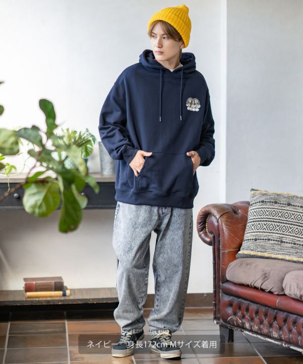 SIDEWAYSTANCE】SWS's裏毛プルパーカー