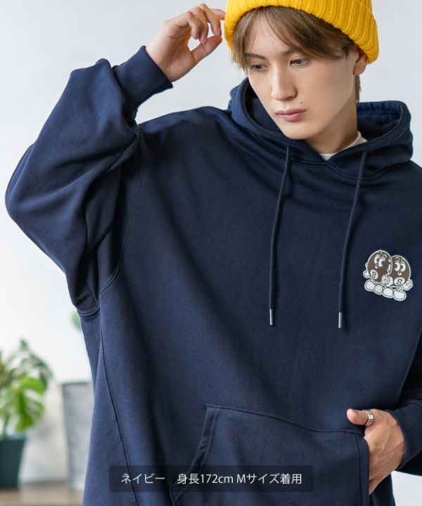 SIDEWAYSTANCE】SWS's裏毛プルパーカー