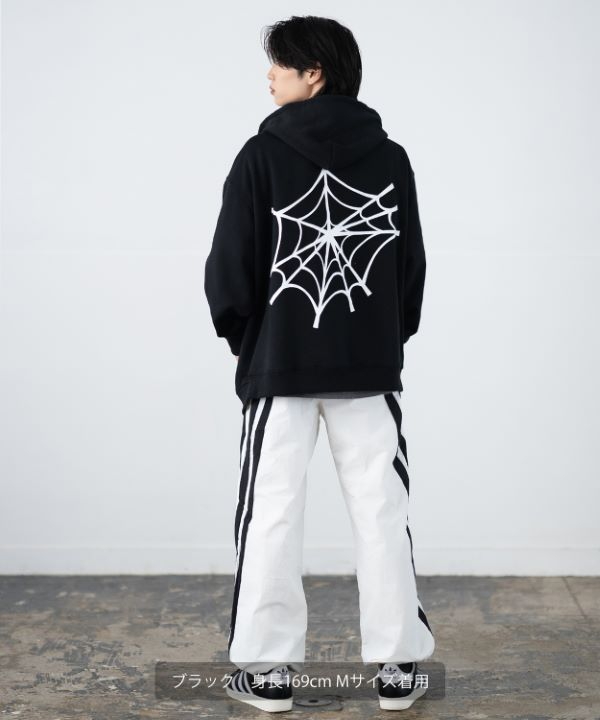 SIDEWAYSTANCE】厚盛ウェブ裏毛ジップパーカー