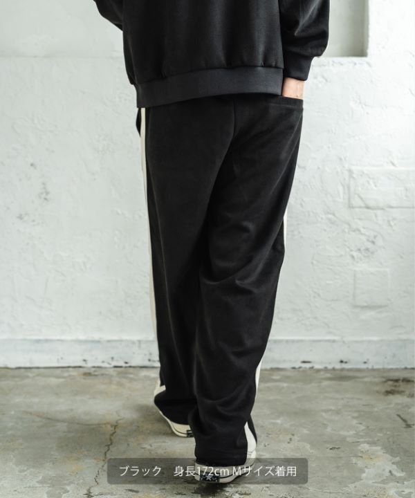 SIDEWAYSTANCE】スエードポンチトラックパンツ