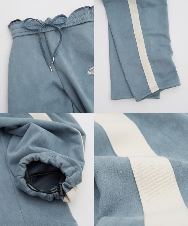 SIDEWAYSTANCE】スエードポンチトラックパンツ