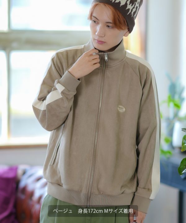 SIDEWAYSTANCE】スエードポンチトラックジャケット