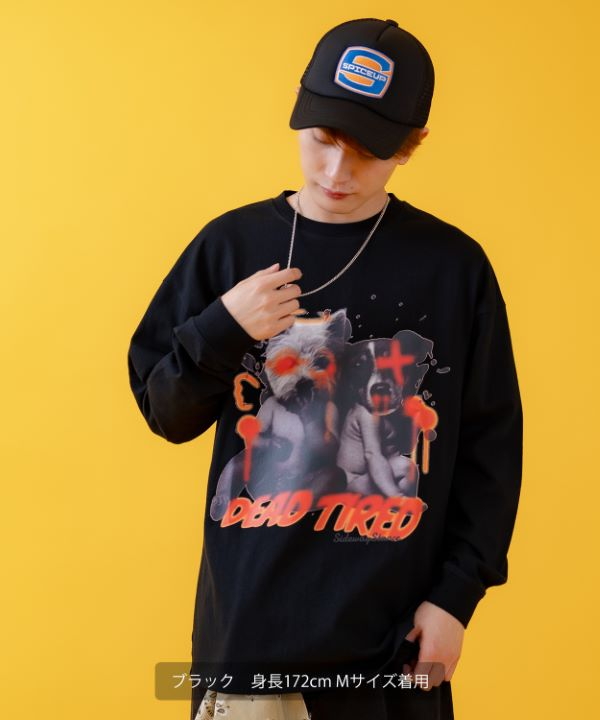 SIDEWAYSTANCE】ベビードッグ長袖Tシャツ