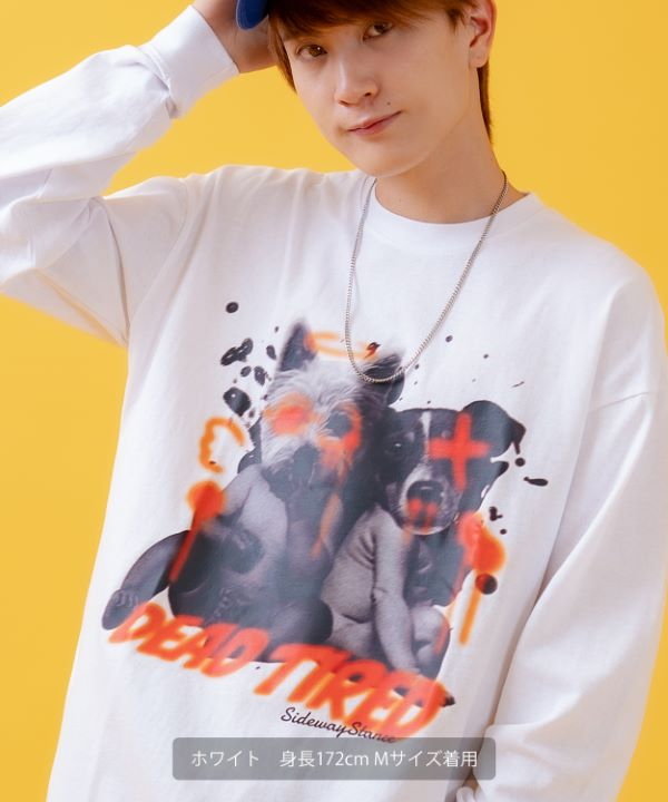 SIDEWAYSTANCE】ベビードッグ長袖Tシャツ