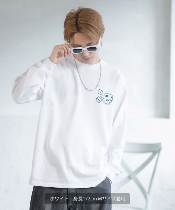 SIDEWAYSTANCE】ダイス長袖Tシャツ