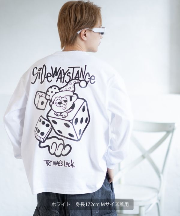 SIDEWAYSTANCE】ダイス長袖Tシャツ