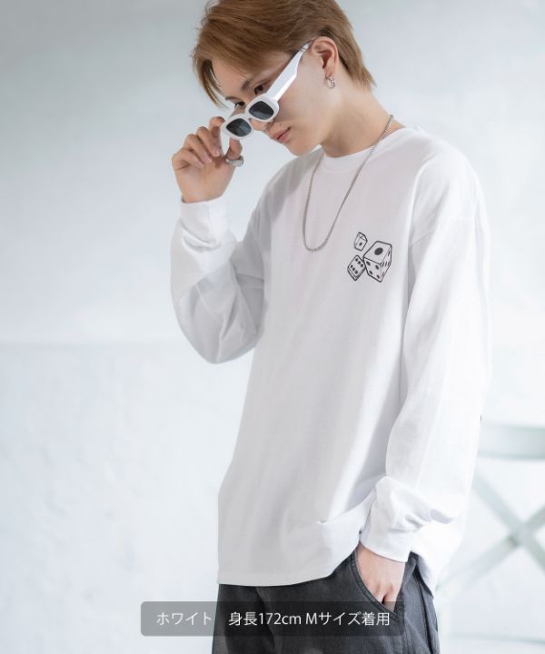 SIDEWAYSTANCE】ダイス長袖Tシャツ