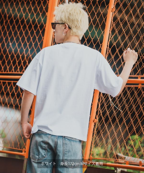 SIDEWAYSTANCE】ピスネーム半袖ポケットTシャツ