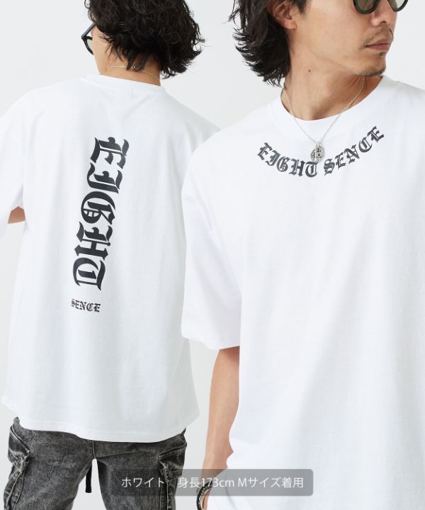 レビュー高評価の商品!の商品をすべて SIDEWAYSTANCE】ネックロゴ半袖Tシャツ トップス