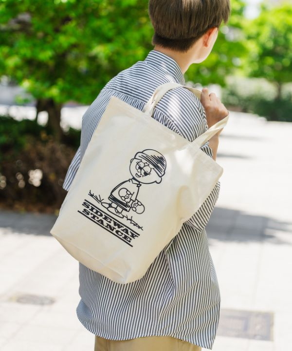 SIDEWAYSTANCE】イラストボーイトートバッグ