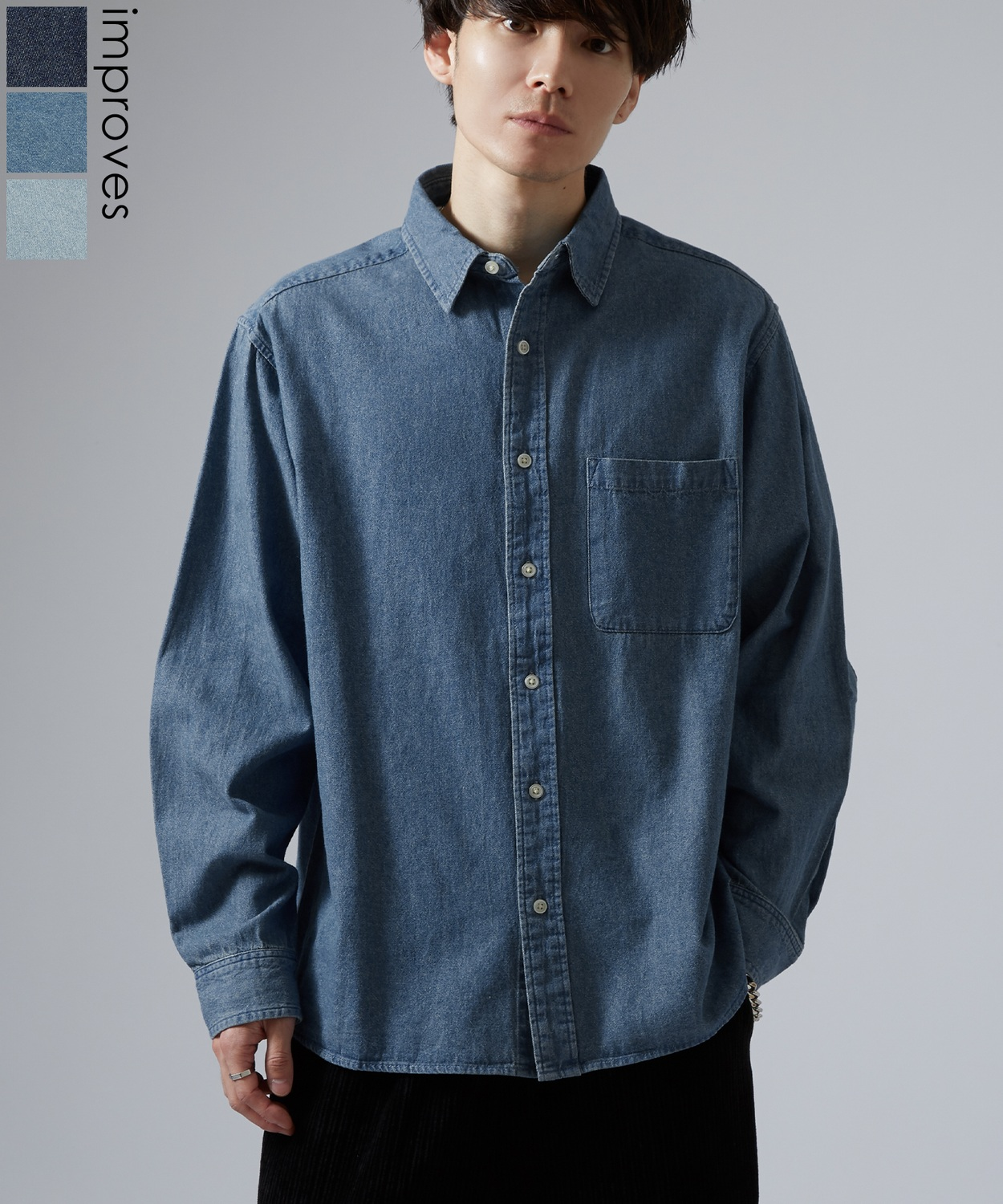 6ozデニムシャツ