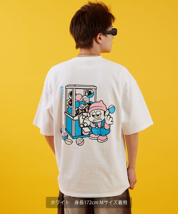 SIDEWAYSTANCE】ガチャガチャ半袖Tシャツ