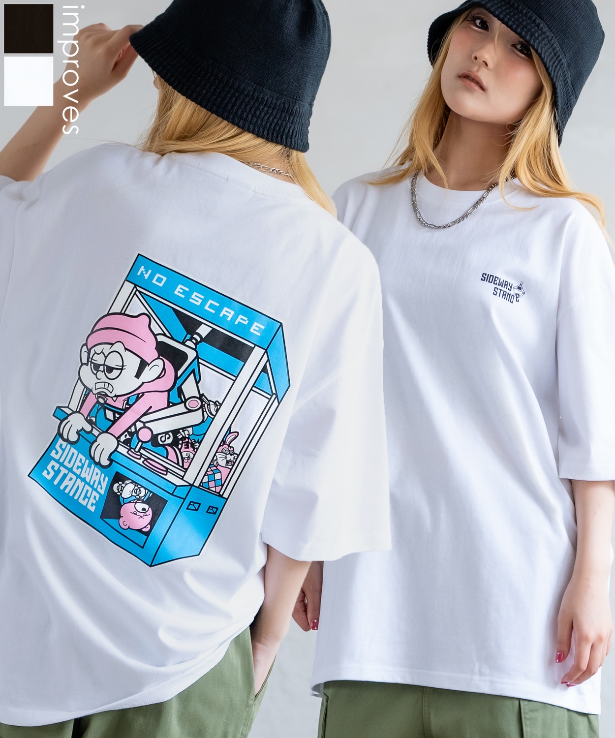 SIDEWAYSTANCE】クレーンゲーム半袖Tシャツ