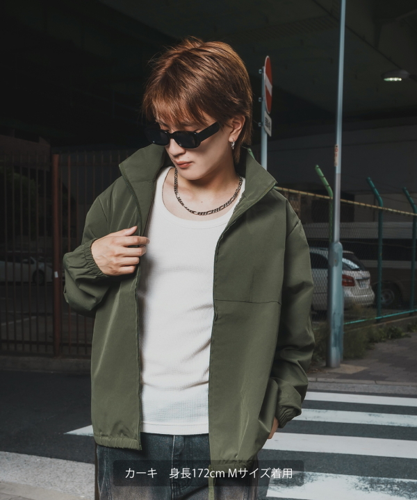 SIDEWAYSTANCE】ポリワッシャーブルゾン