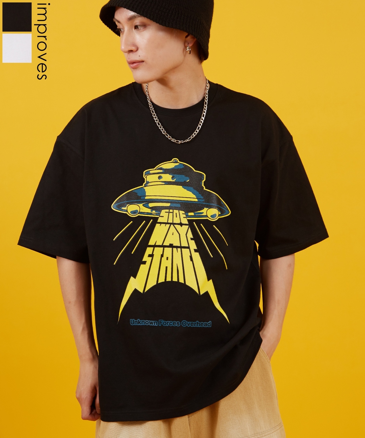 SIDEWAYSTANCE】UFO半袖Tシャツ