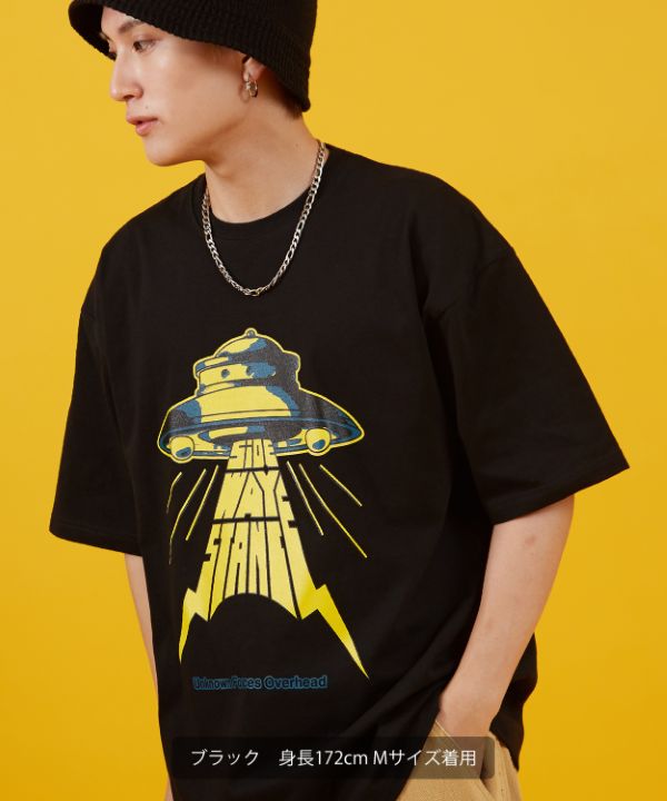 SIDEWAYSTANCE】UFO半袖Tシャツ