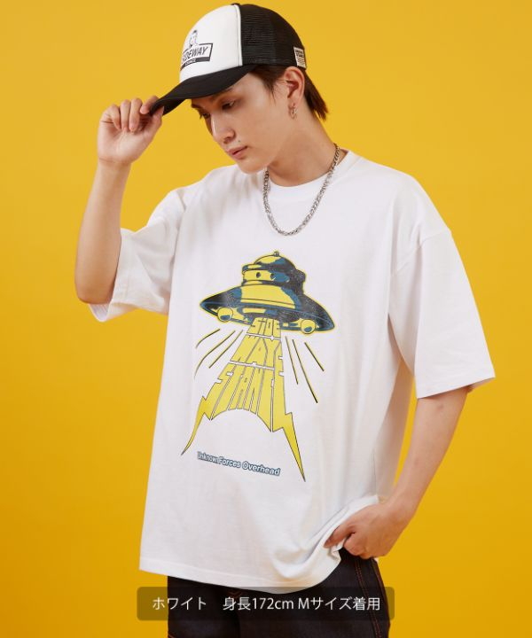 SIDEWAYSTANCE】UFO半袖Tシャツ